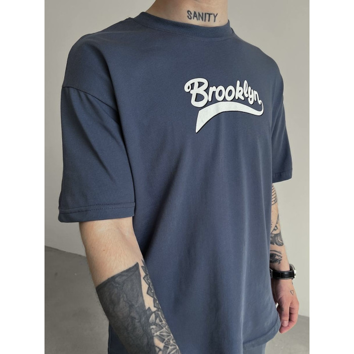 Oversize костюм з принтом