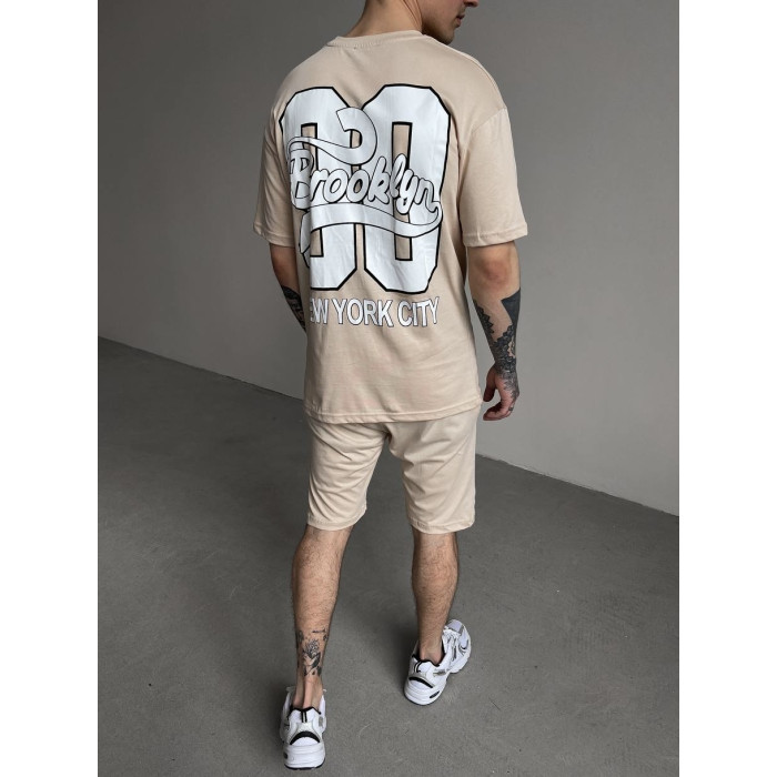 Oversize костюм з принтом