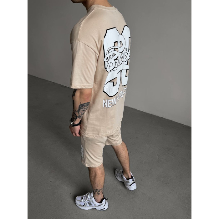 Oversize костюм з принтом