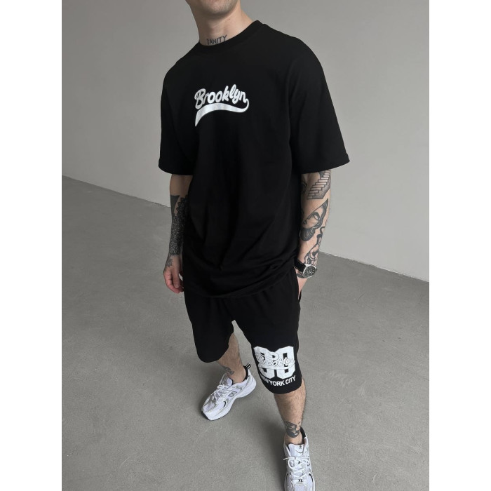 Oversize костюм з принтом