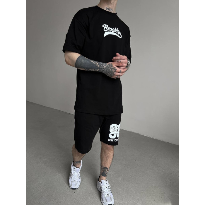 Oversize костюм з принтом