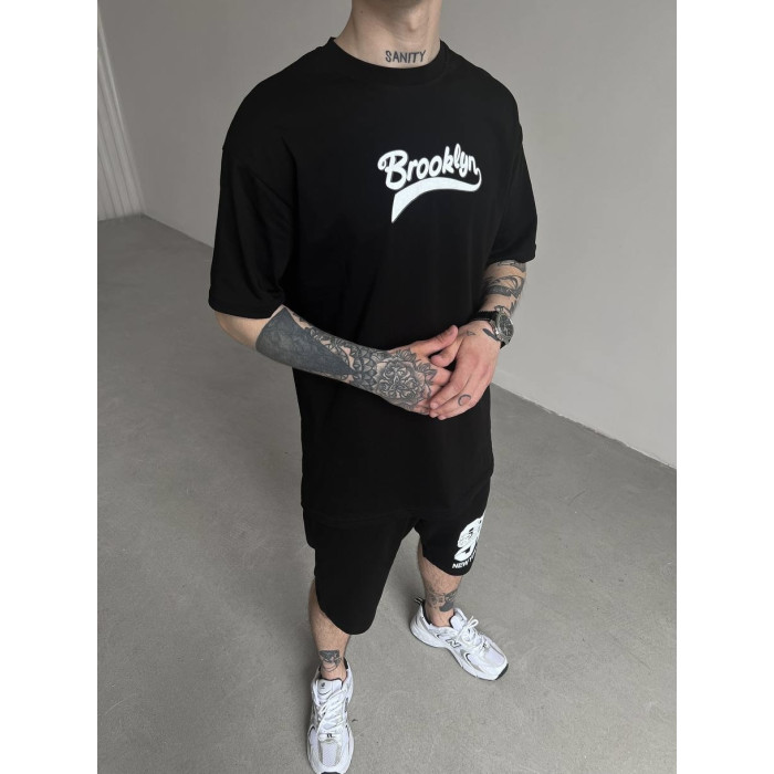 Oversize костюм з принтом