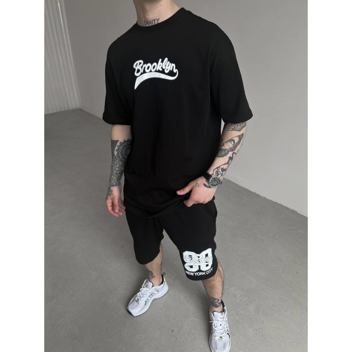 Oversize костюм з принтом