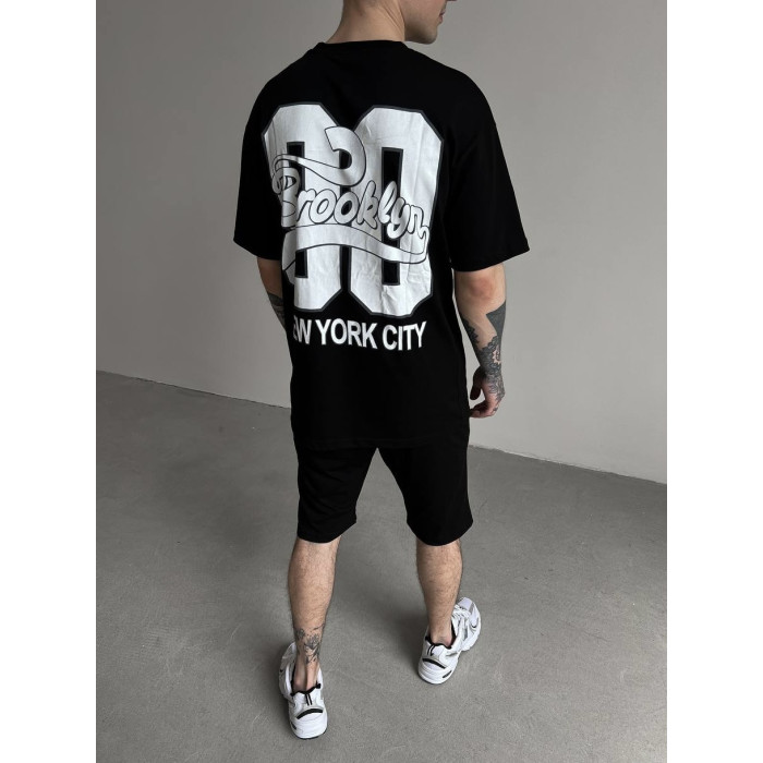 Oversize костюм з принтом