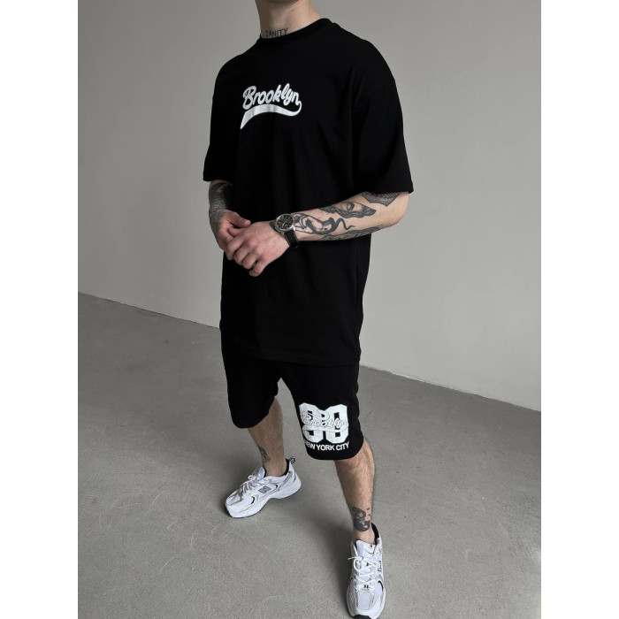Oversize костюм з принтом