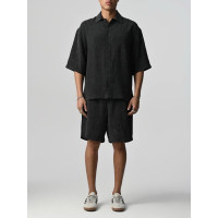 Oversize костюм з вивареної тканини
