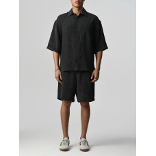 Oversize костюм з вивареної тканини