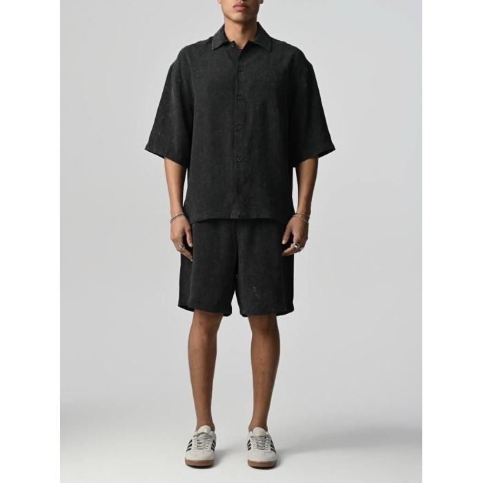 Oversize костюм з вивареної тканини