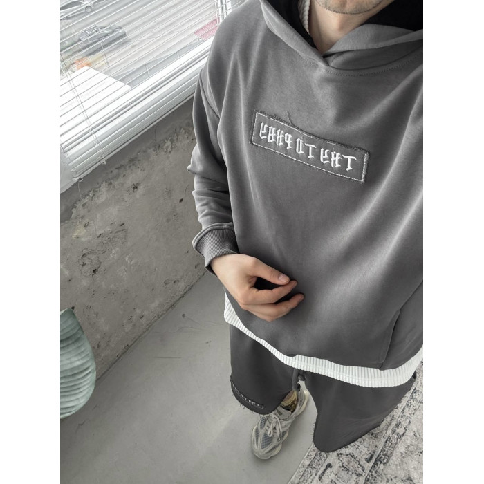 Oversize костюм з вишивкою
