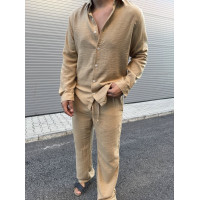 Лляний oversize костюм