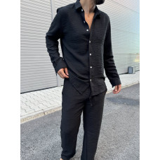 Лляний oversize костюм