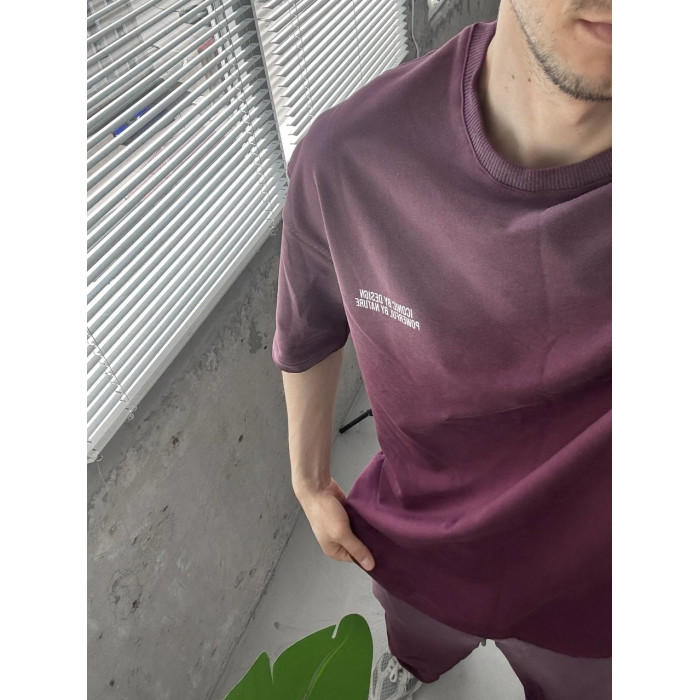 Літній oversize костюм з надписом