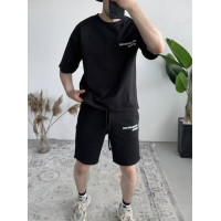 Літній oversize костюм з надписом