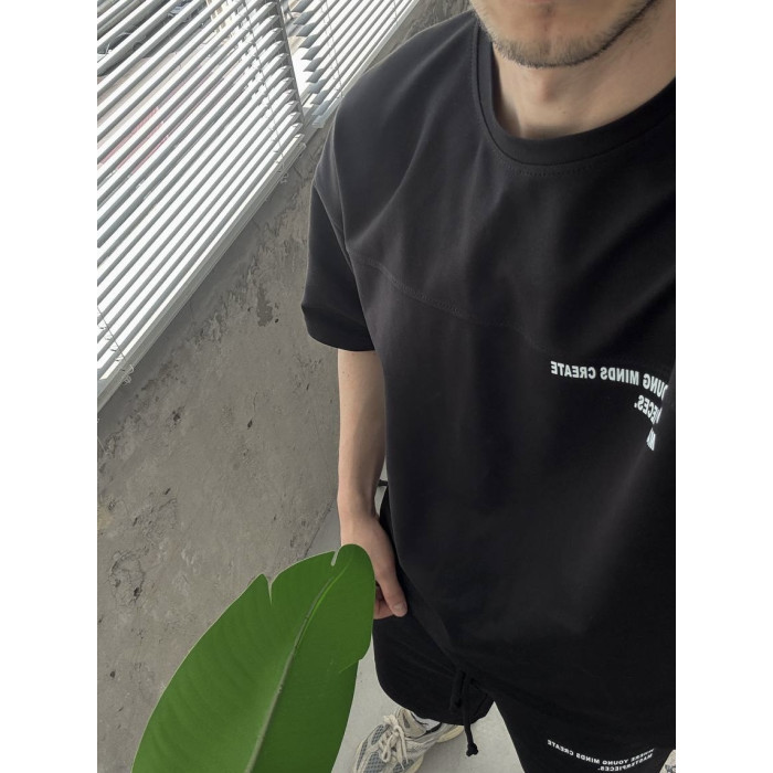 Літній oversize костюм з надписом