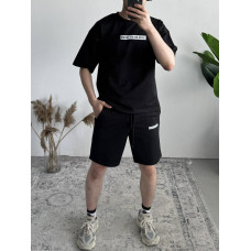 Літній oversize костюм з надписом