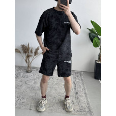 Літній oversize костюм з надписом