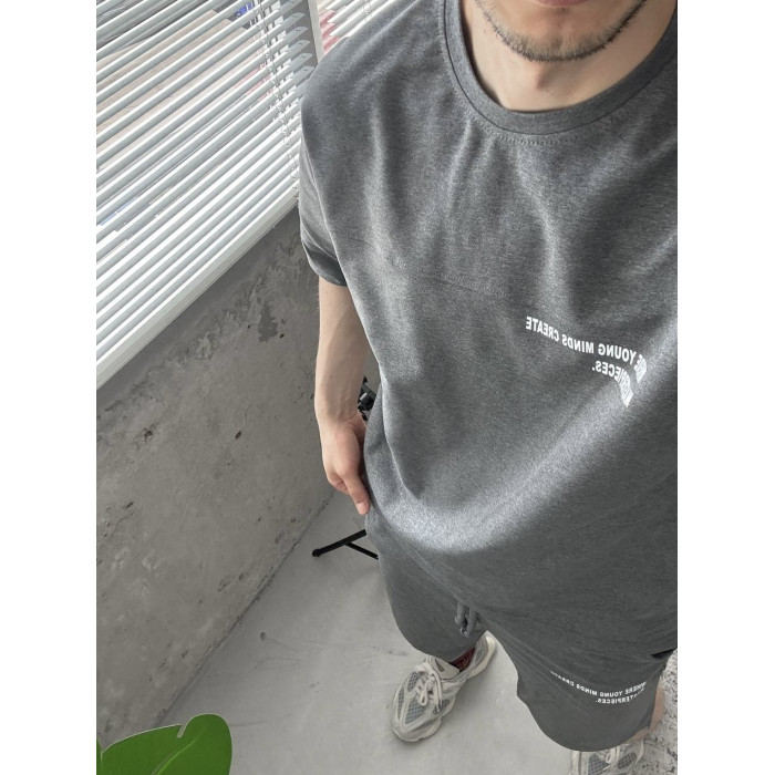 Літній oversize костюм з надписом