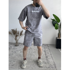 Літній oversize костюм з надписом