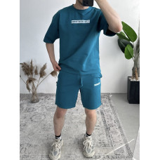 Літній oversize костюм з надписом