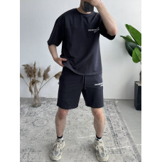 Літній oversize костюм з надписом