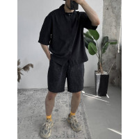 Oversize костюм з вивареної тканини