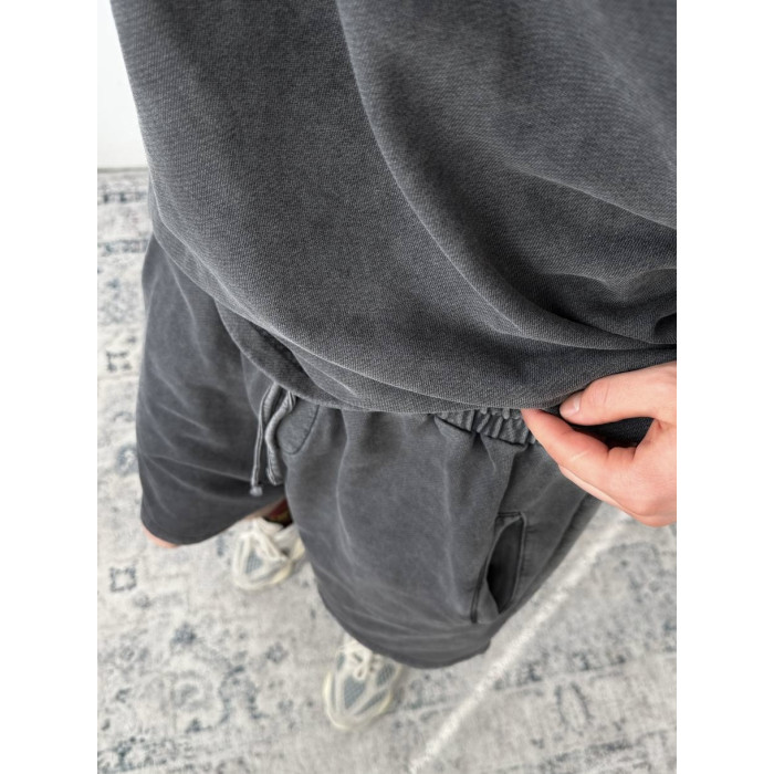 Oversize костюм з вивареної тканини
