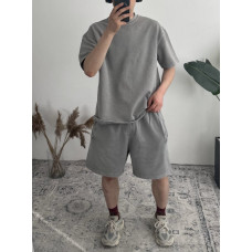 Oversize костюм з вивареної тканини