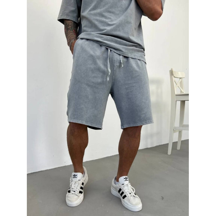 Oversize костюм з вивареної тканини