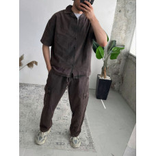 Літній oversize костюм сорочка+штани