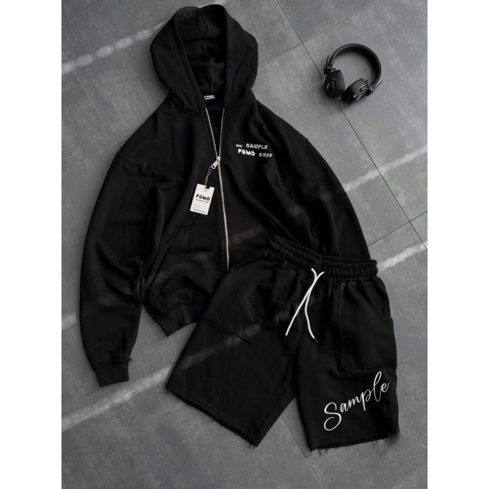 Oversize костюм з вишивкою