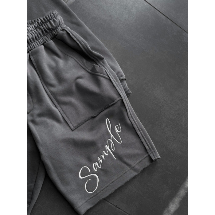 Oversize костюм з вишивкою