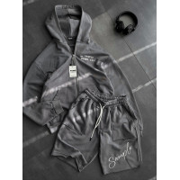 Oversize костюм з вишивкою
