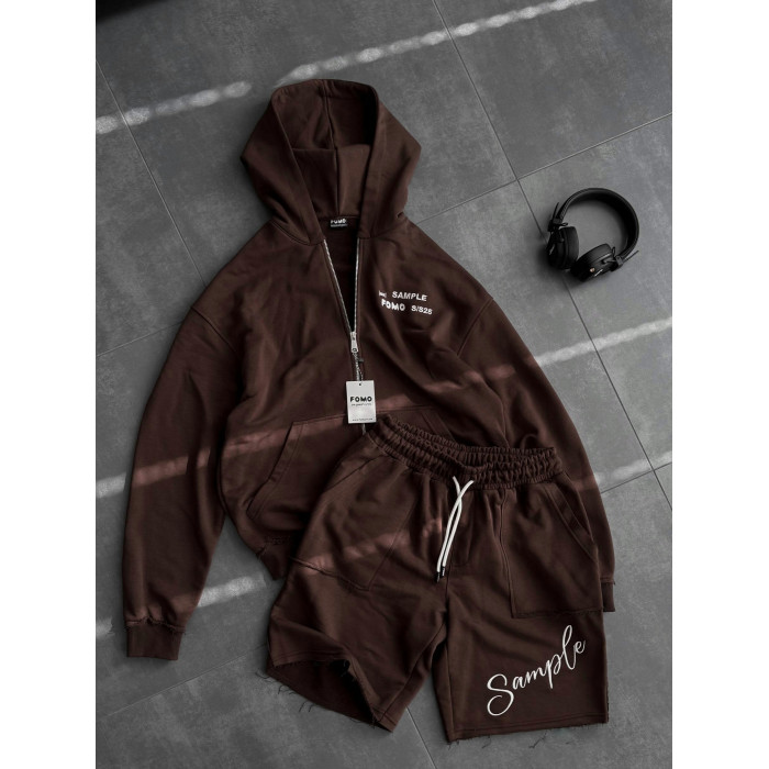 Oversize костюм з вишивкою