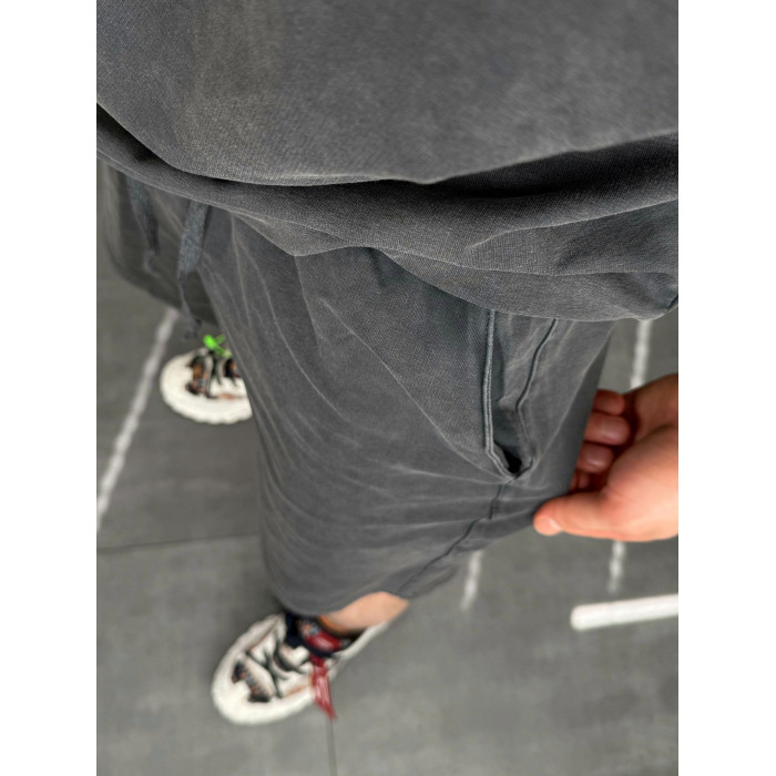 Oversize костюм з вивареної тканини