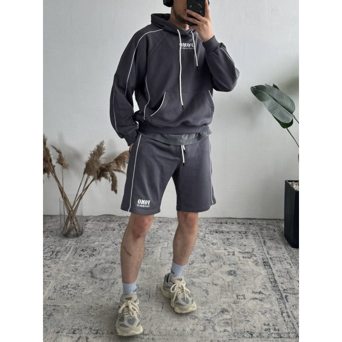 Oversize костюм з надписом