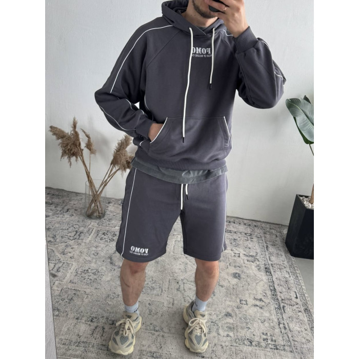 Oversize костюм з надписом