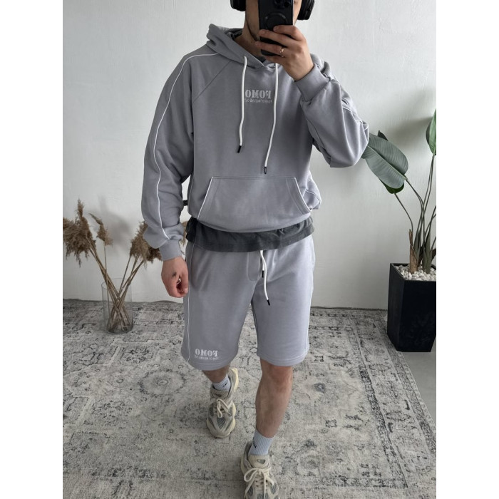 Oversize костюм з надписом
