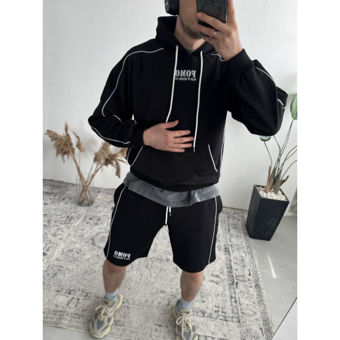 Oversize костюм з надписом