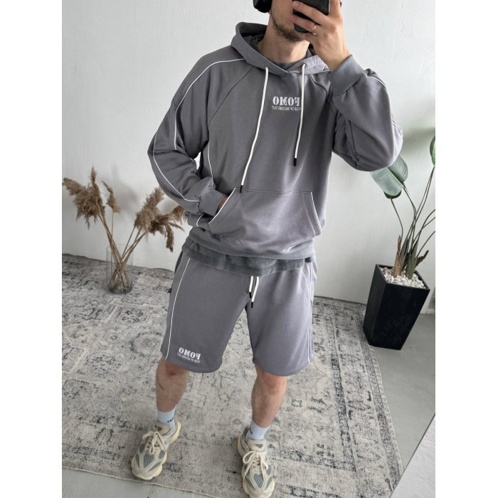 Oversize костюм з надписом