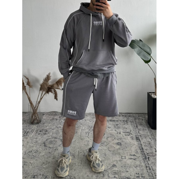 Oversize костюм з надписом