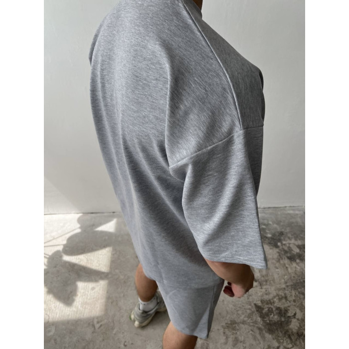 Літній oversize костюм з принтом