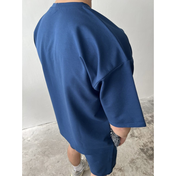 Літній oversize костюм з принтом