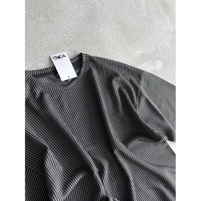 Літній oversize костюм у рубчик