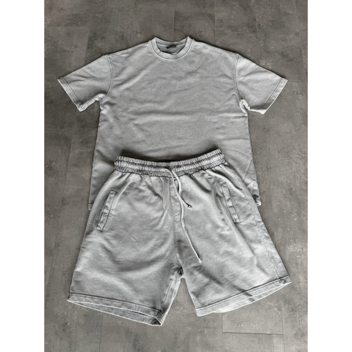 Oversize костюм з вивареної тканини