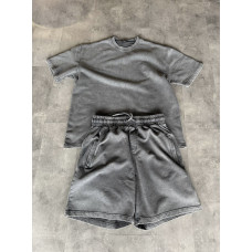 Oversize костюм з вивареної тканини