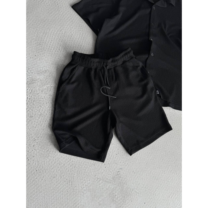 Літній oversize костюм у рубчик