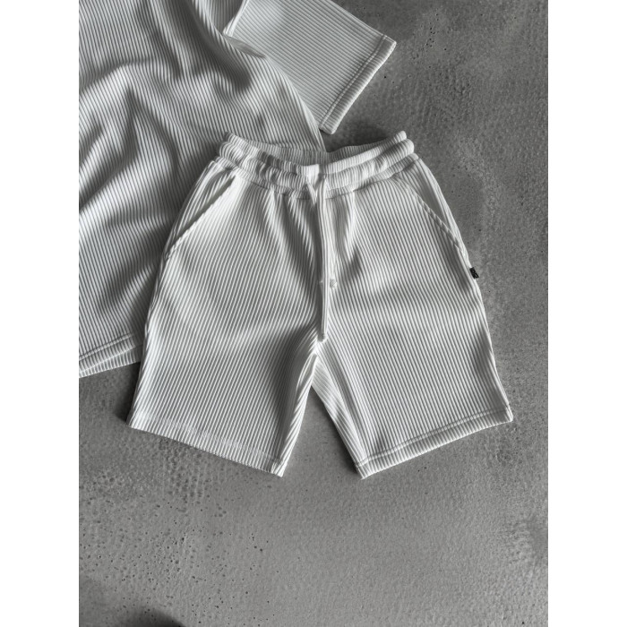 Літній oversize костюм у рубчик
