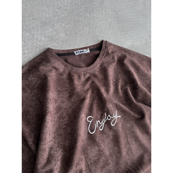 Oversize костюм з вишивкою