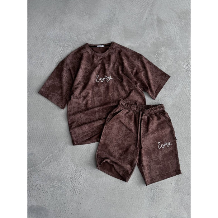 Oversize костюм з вишивкою