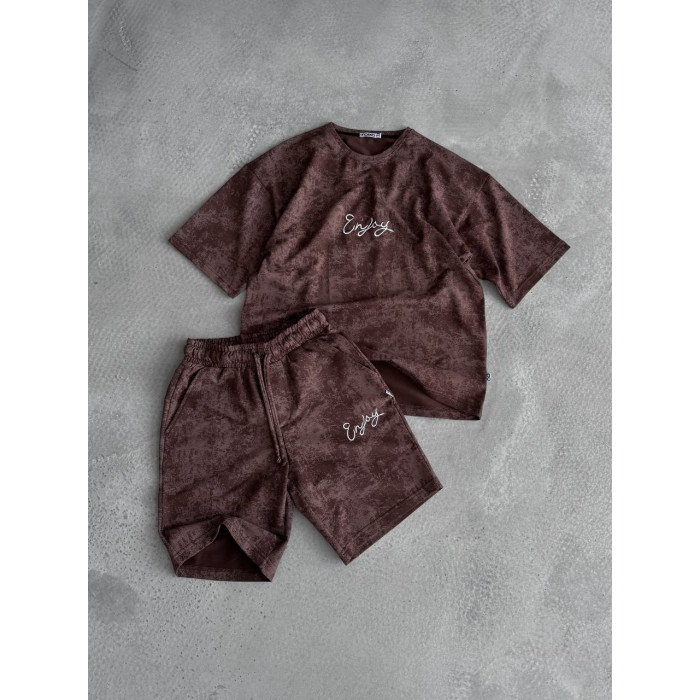 Oversize костюм з вишивкою